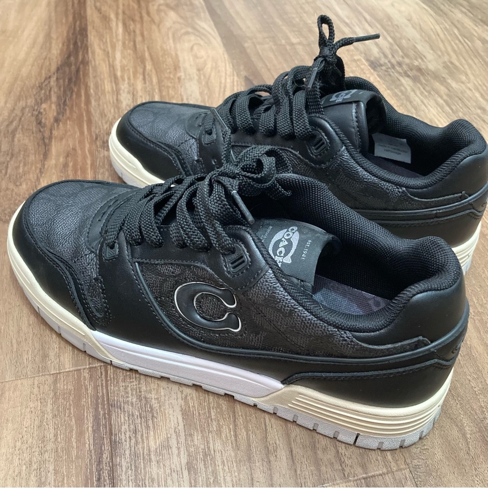 Coach Soho Sneakers in Black Monogram